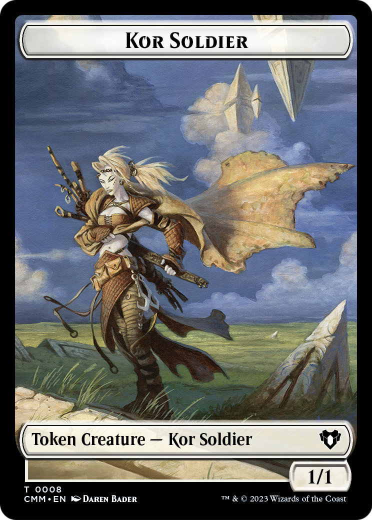 Kor Soldier (TCMM-008) - Commander Masters Tokens Foil
