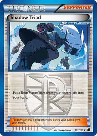 Shadow Triad (Team Plasma)  - Reverse Holofoil Plasma Freeze - Uncommon