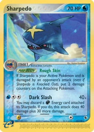 Sharpedo 22/109 - Ruby and Sapphire Reverse Holofoil