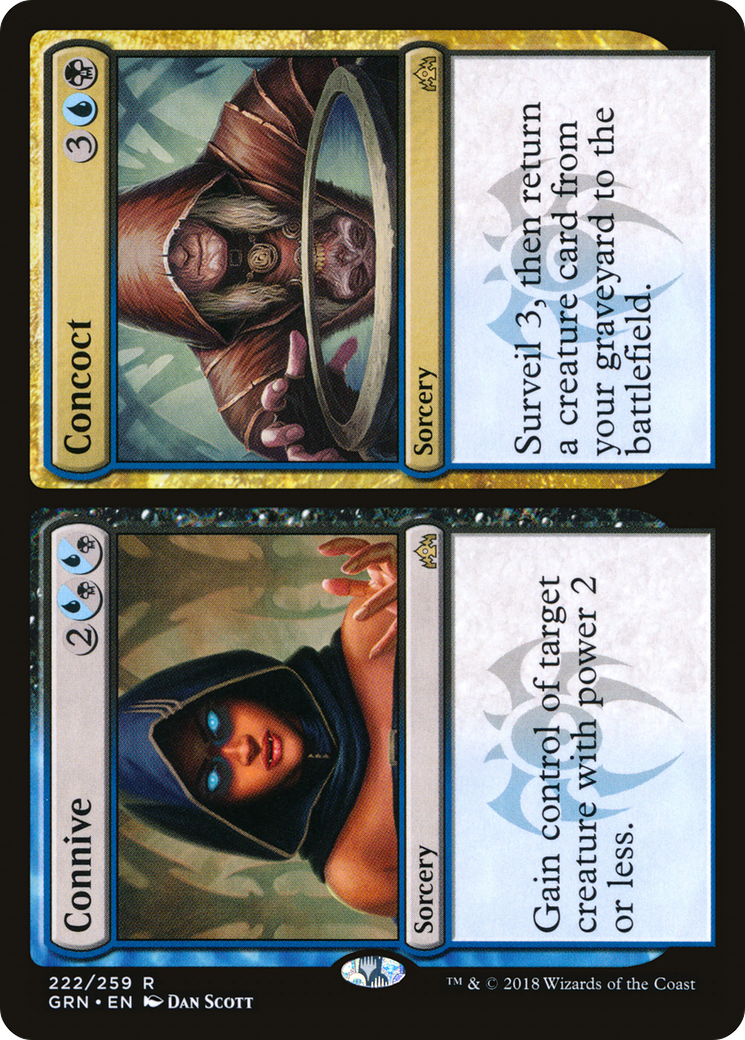 Connive // Concoct (-222) [Guilds of Ravnica]