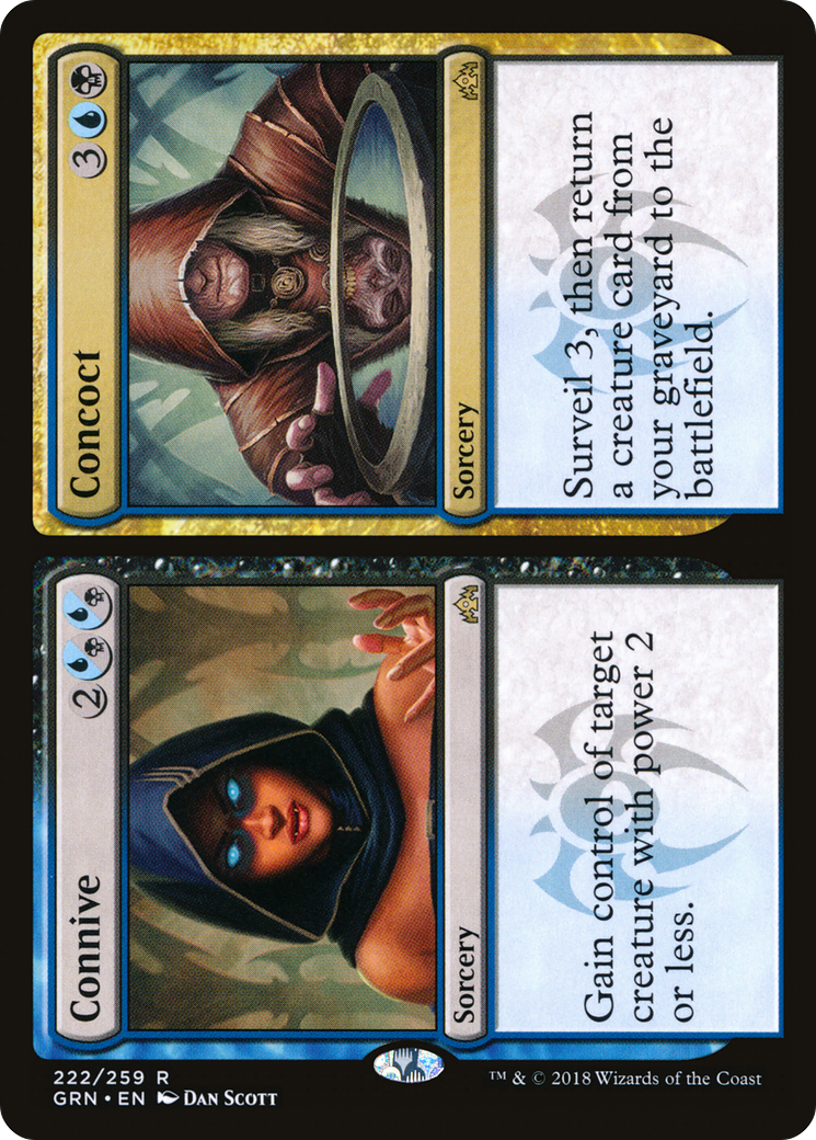 Connive // Concoct (-222) [Guilds of Ravnica]