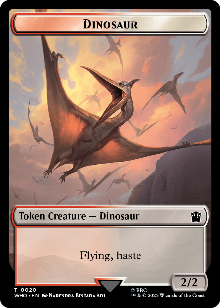 Dinosaur (TWHO-020) - Doctor Who Tokens
