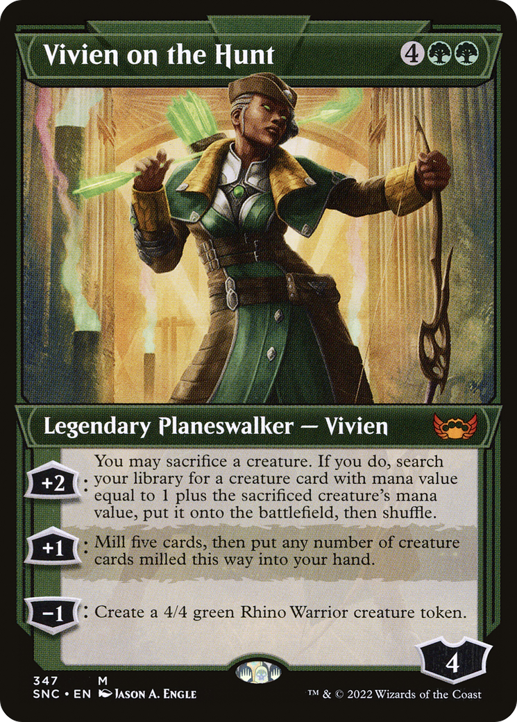 Vivien on the Hunt (Showcase Art Deco) [Streets of New Capenna] Foil