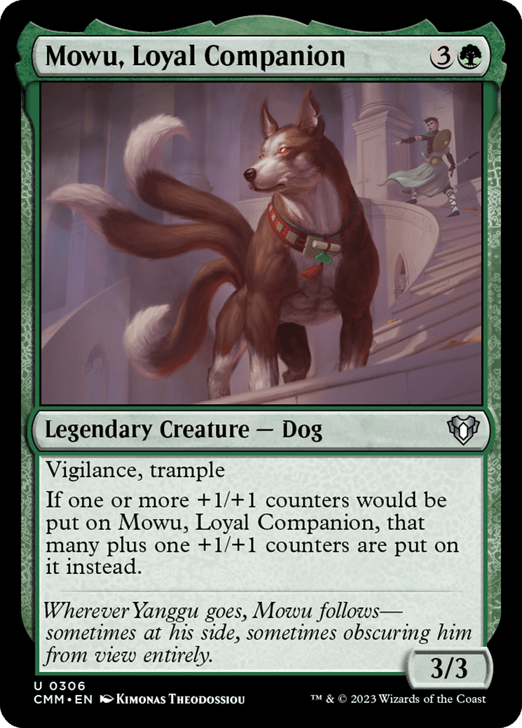 Mowu, Loyal Companion [Commander Masters] Foil