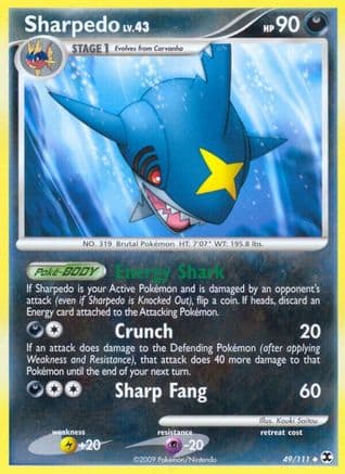 Sharpedo 049/111 - Rising Rivals Reverse Holofoil