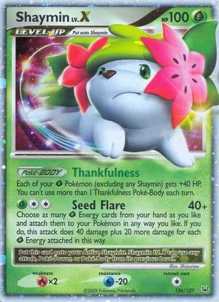 Shaymin LV.X (126/127) [Platinum: Base Set]