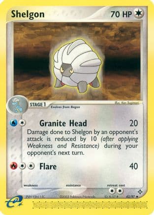 Shelgon 42/097 - Dragon Reverse Holofoil