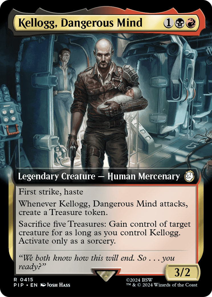 Kellogg, Dangerous Mind (Extended Art) [Fallout] Foil