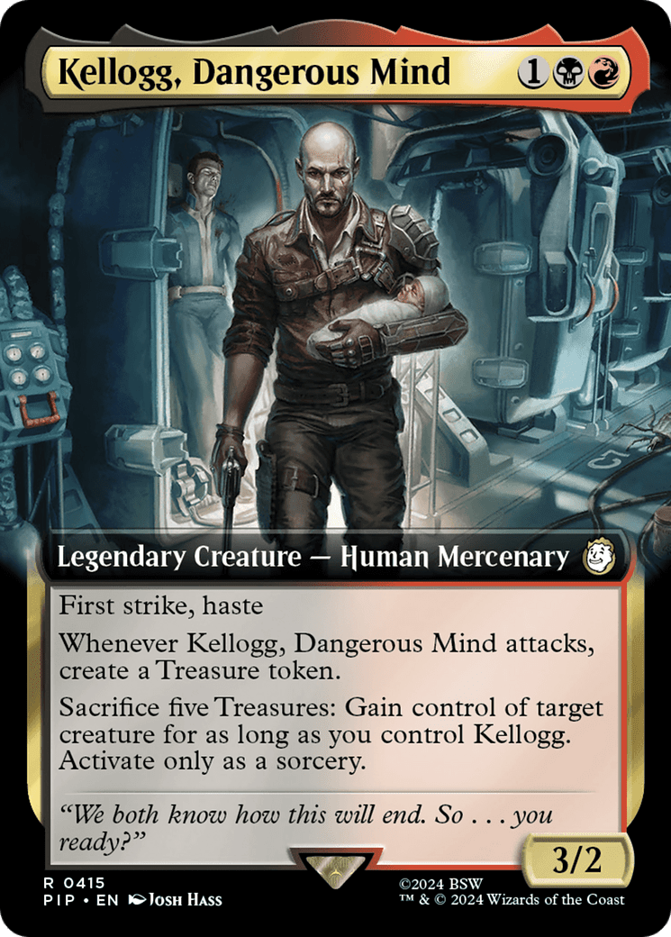 Kellogg, Dangerous Mind (Extended Art) [Fallout] Foil