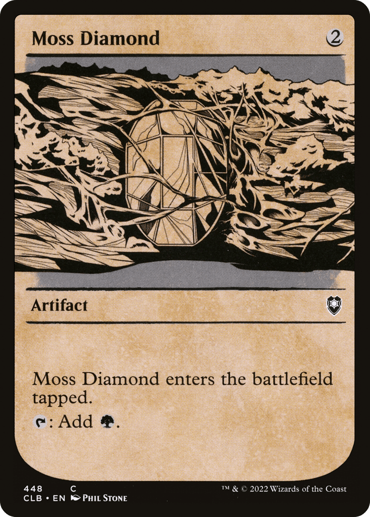 Moss Diamond (Showcase) [Commander Legends: Battle for Baldur's Gate] Foil
