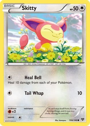 Skitty 104  XY Base Set - Common