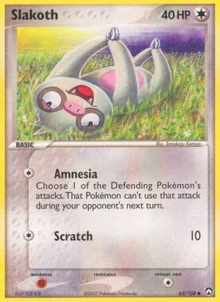 Slakoth 063/108 - Power Keepers Reverse Holofoil