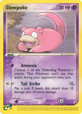 Slowpoke 045/95  - Reverse Holofoil Team Magma vs Team Aqua - Common