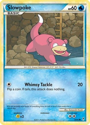 Slowpoke (70/95) [HeartGold & SoulSilver: Call of Legends] Reverse Holofoil