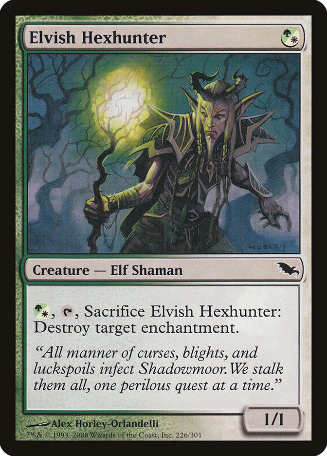 Elvish Hexhunter 226/301 (Shadowmoor) 