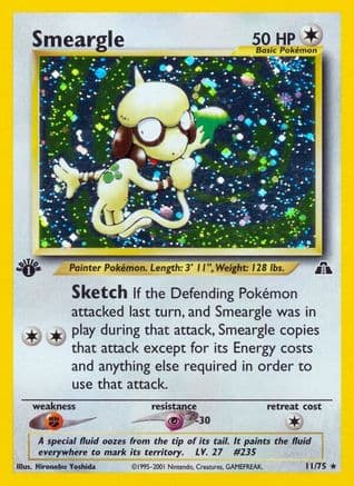 Smeargle (11)/75  Neo Discovery - Holo Rare