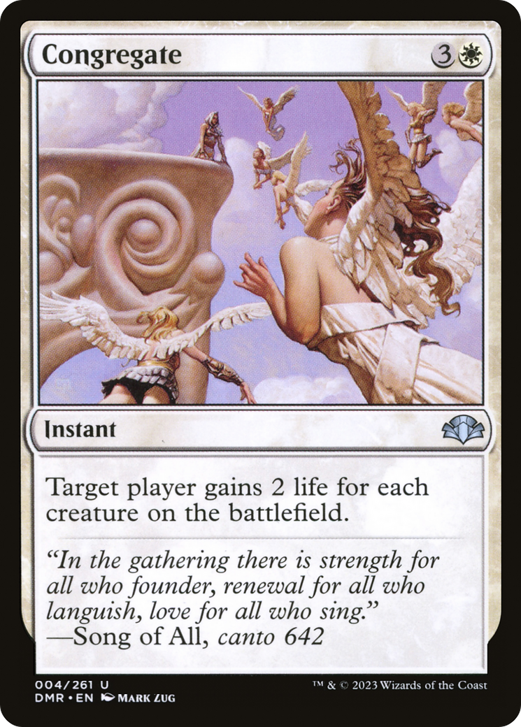 Congregate [Dominaria Remastered] Foil