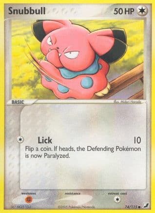 Snubbull 074/115 - Unseen Forces Reverse Holofoil