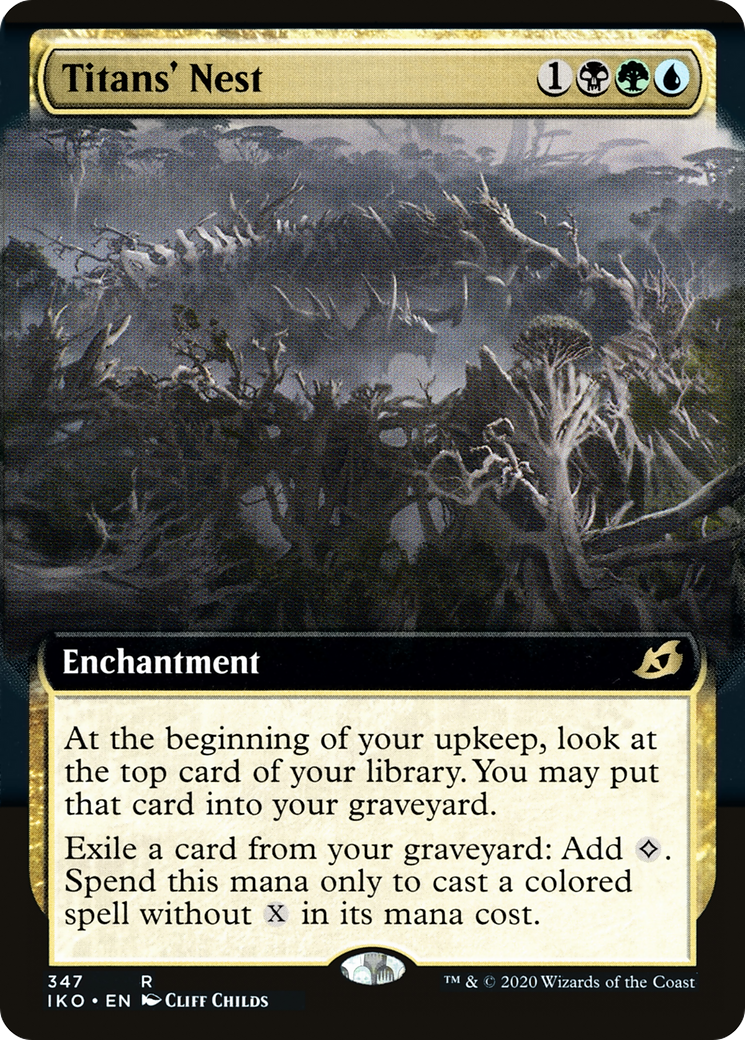 Titans' Nest (Extended Art) [Ikoria: Lair of Behemoths] Foil