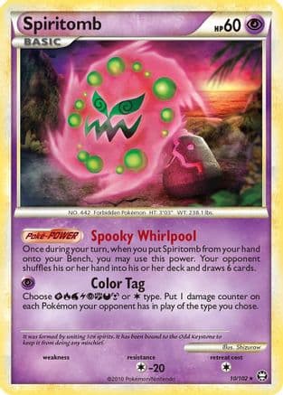 Spiritomb 10/102 - Triumphant Reverse Holofoil