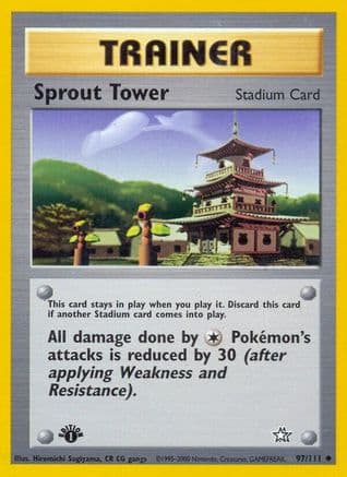 Sprout Tower 097/111 - Neo Genesis 1st Edition