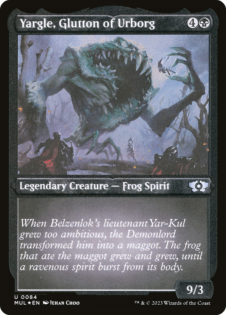 Yargle, Glutton of Urborg (084) [Multiverse Legends]  Foil