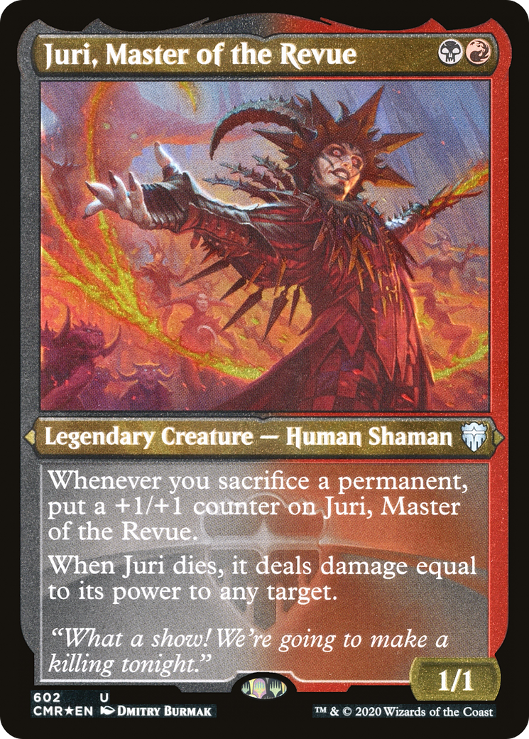 Juri, Master of the Revue (602) [Commander Legends]  Foil