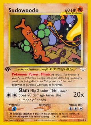 Sudowoodo 026/64 - Neo Revelation 1st Edition