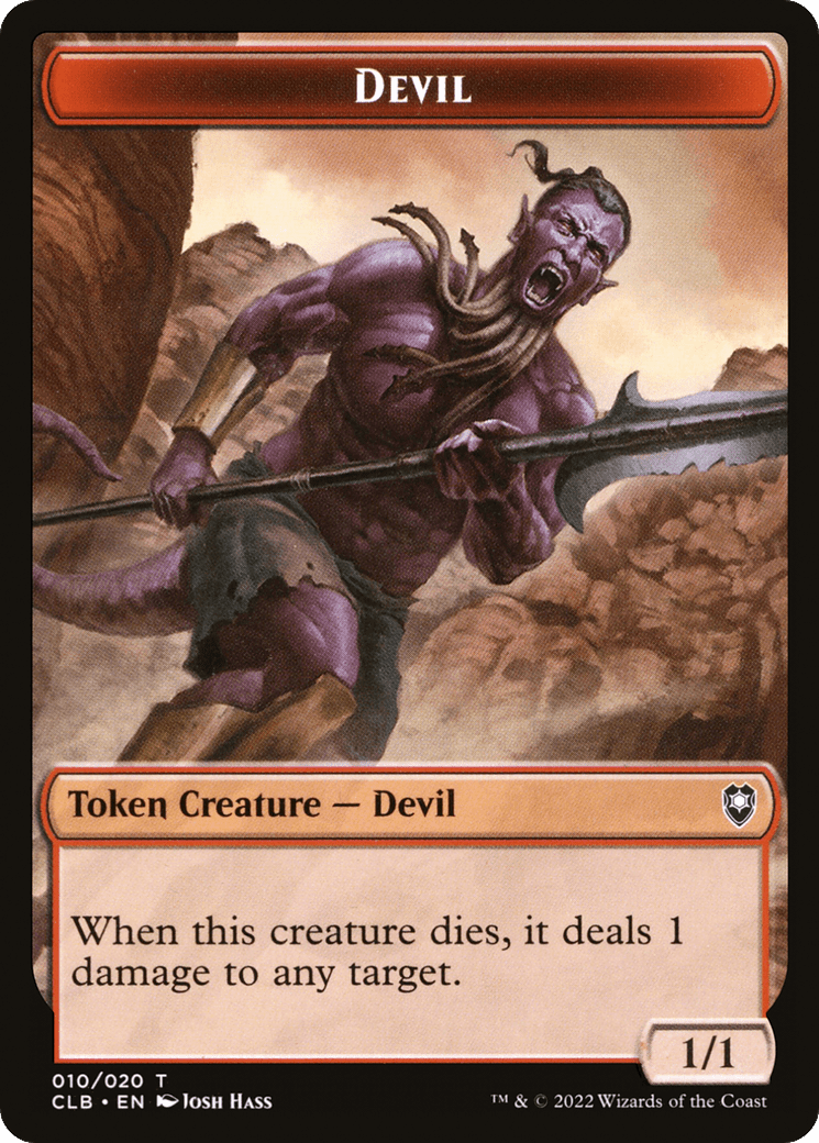 Devil (TCLB-010) - Battle for Baldur's Gate Tokens