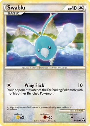 Swablu  - Reverse Holofoil Triumphant - Common