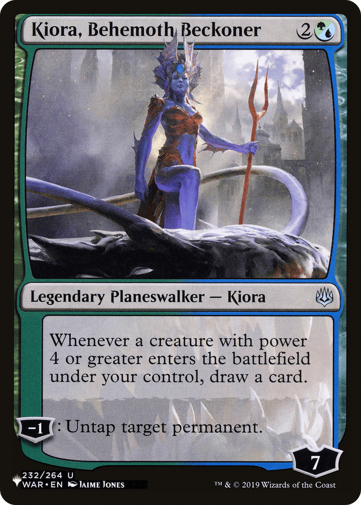 Kiora, Behemoth Beckoner |  (WAR-232) [The List]