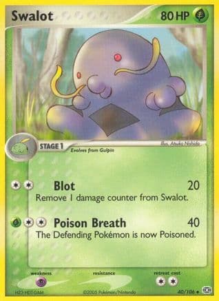 Swalot 40/106 - Emerald Reverse Holofoil