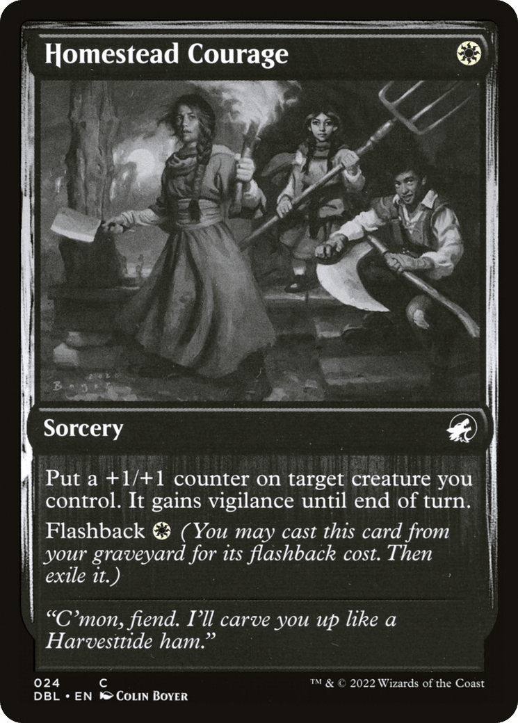 Homestead Courage [Innistrad: Double Feature] Foil