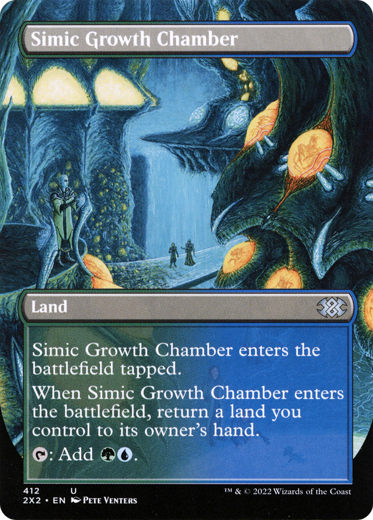 Simic Growth Chamber (Borderless Alternate Art) [Double Masters 2022] Foil
