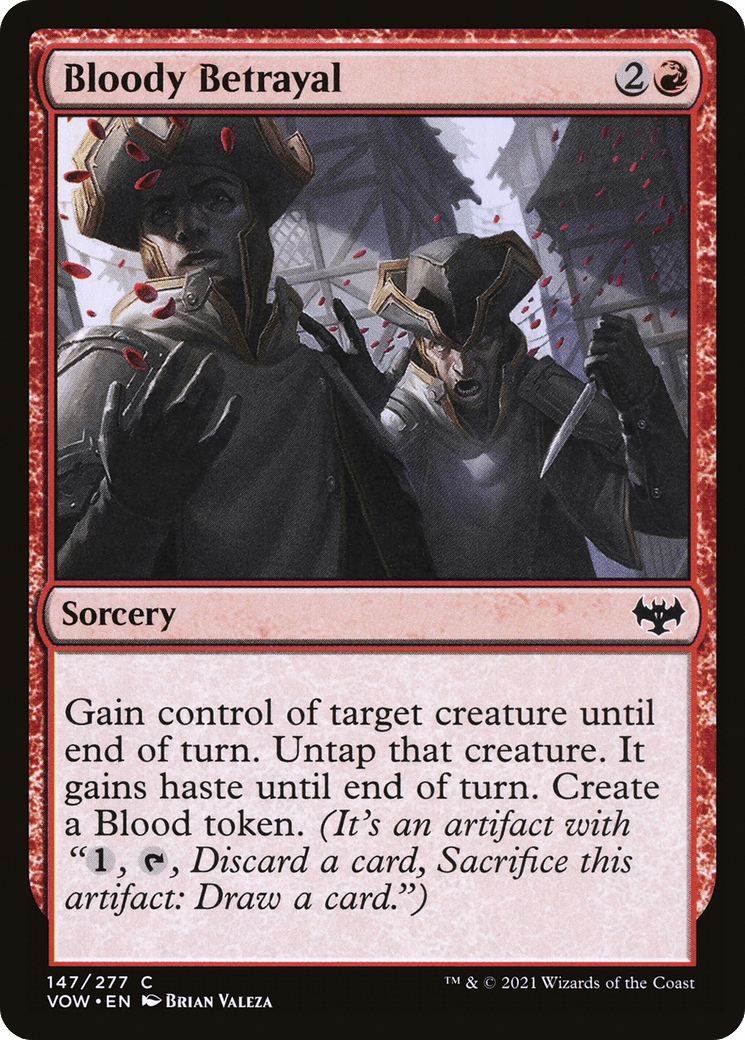 Bloody Betrayal [Innistrad: Crimson Vow] Foil