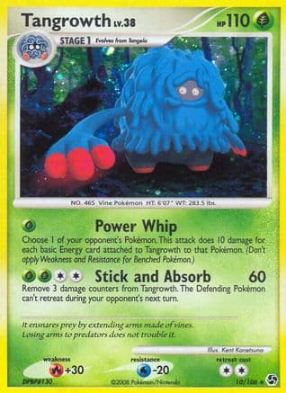 Tangrowth 10/106 - Great Encounters Reverse Holofoil