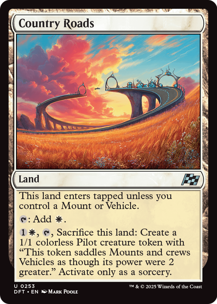 Country Roads |  Foil (253) [Aetherdrift]