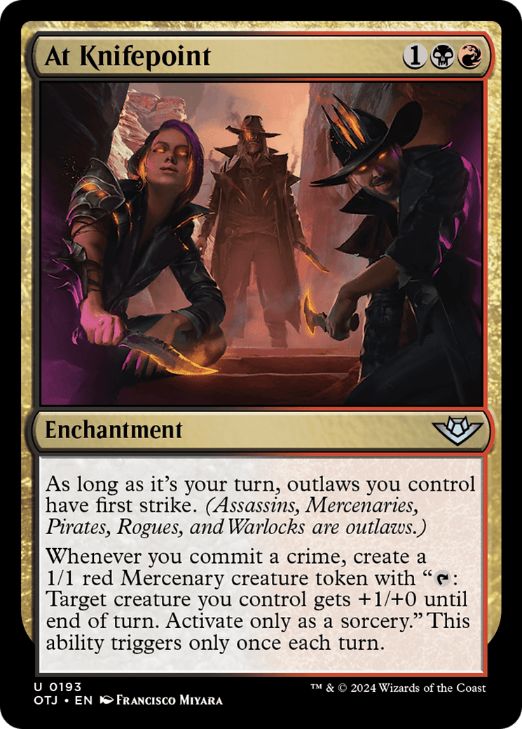 At Knifepoint [Outlaws of Thunder Junction] Foil