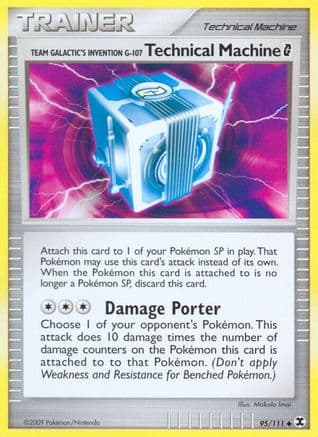 Team Galactic's Invention G-107 Technical Mach. G  - Reverse Holofoil Rising Rivals - Uncommon