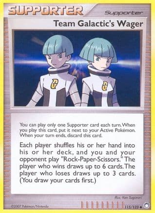 Team Galactic's Wager 115/123 - Mysterious Treasures Reverse Holofoil