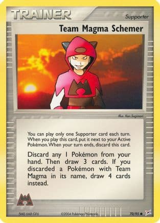 Team Magma Schemer 070/95 - Team Magma vs Team Aqua Reverse Holofoil