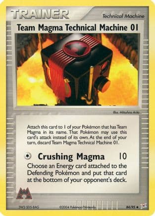 Team Magma Technical Machine 84/95 - Team Magma vs Team Aqua Reverse Holofoil