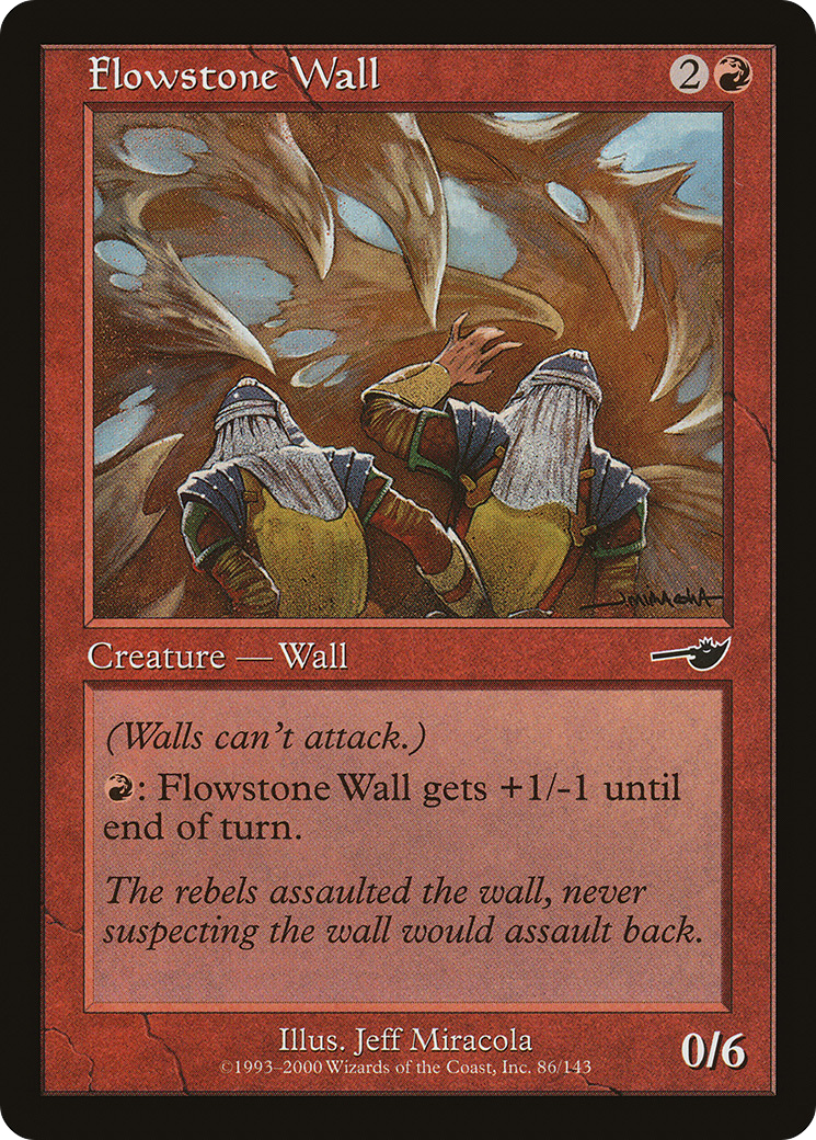 Flowstone Wall [Nemesis] Foil