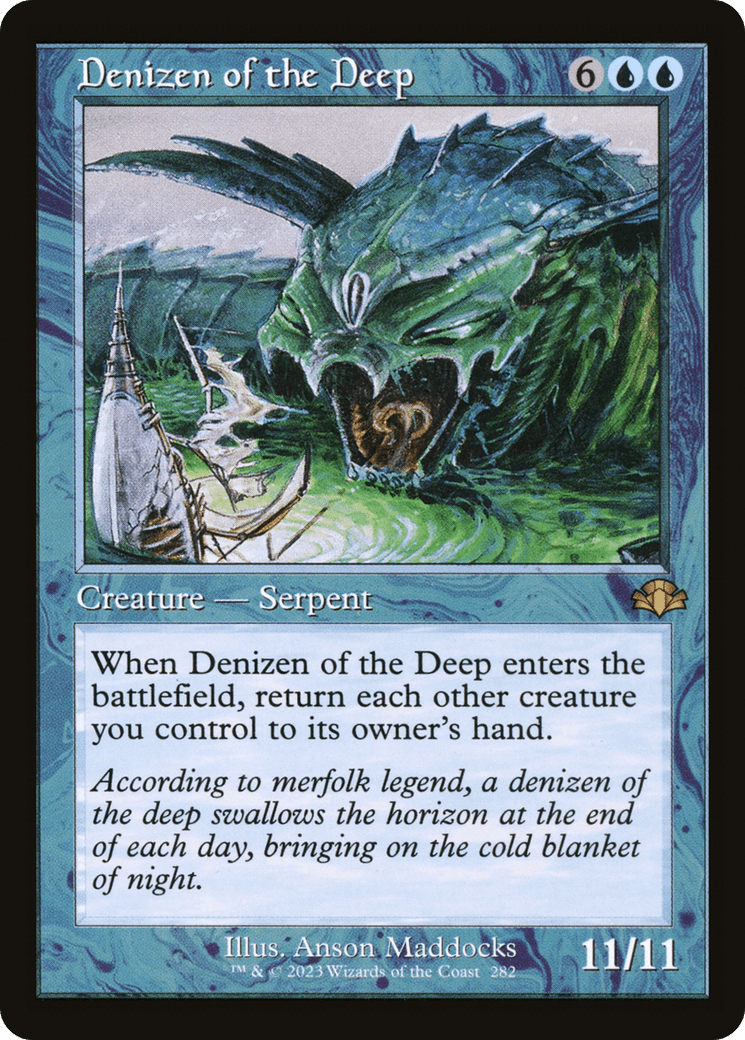 Denizen of the Deep (Retro) [Dominaria Remastered] Foil