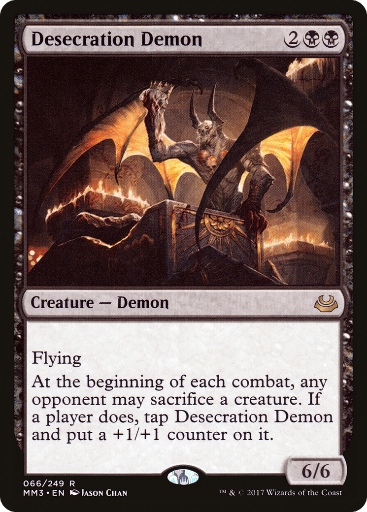 Desecration Demon [Modern Masters 2017] Foil