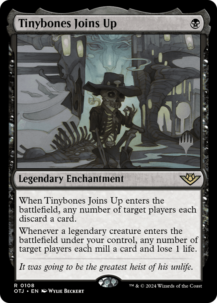 Tinybones Joins Up (Promo Pack) [Outlaws of Thunder Junction Promos] Foil