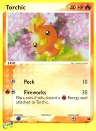 Torchic  (e-League) 8/40 - Nintendo Promos Reverse Holofoil