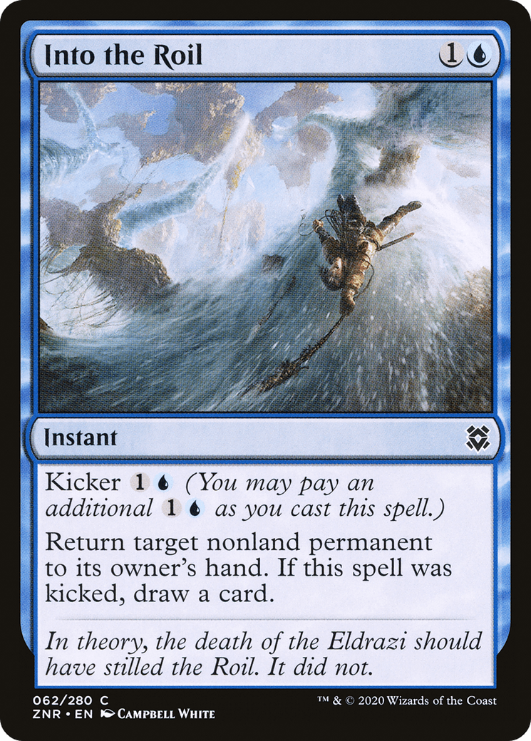 Into the Roil [Zendikar Rising] Foil
