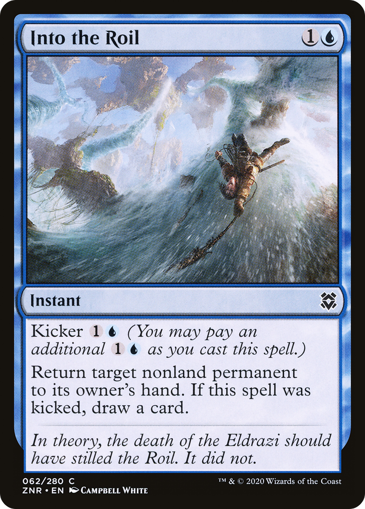 Into the Roil [Zendikar Rising] Foil