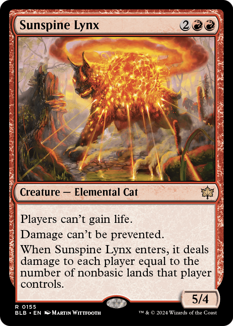 Sunspine Lynx [Bloomburrow] Foil